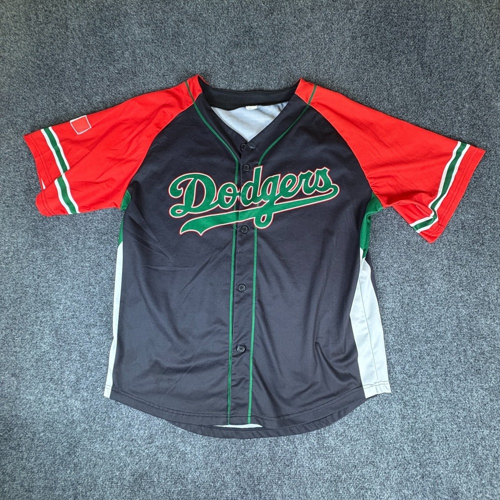 Coyote Promotions Los Angeles Dodgers Mexican Heritage Night Jersey Men XL Black